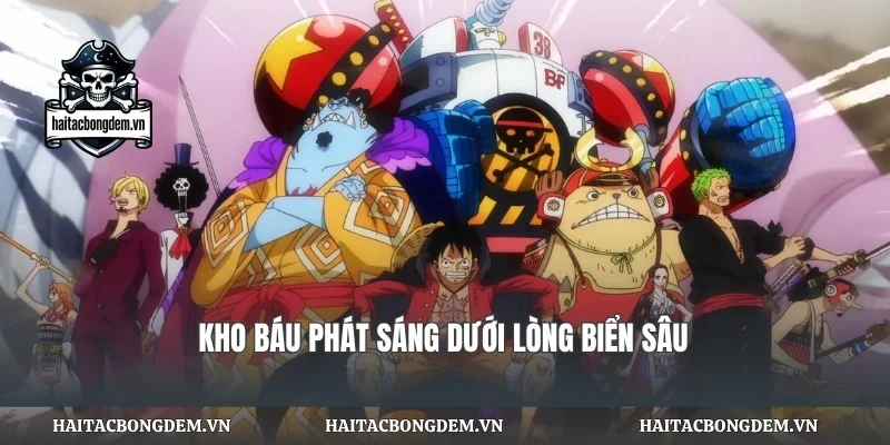 Kho báu phát sáng dưới lòng biển sâu