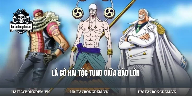 Lá cờ hải tặc tung giữa bão lớn