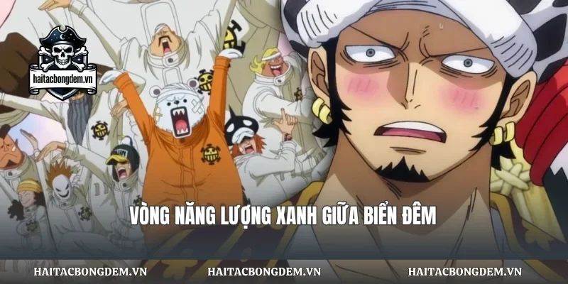 Vòng năng lượng xanh giữa biển đêm